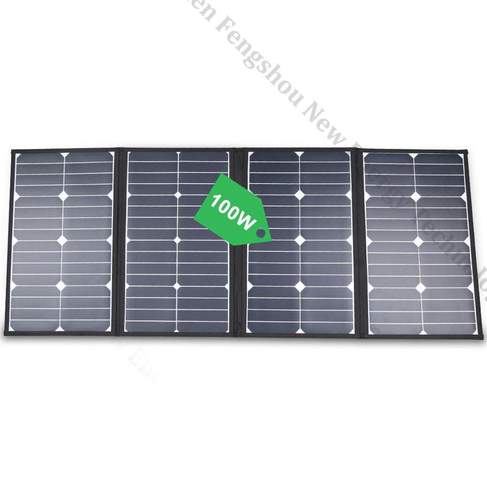 Solar Panel - Portable 100 Watt Folding Solar Panel