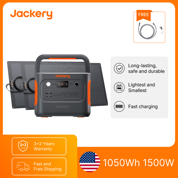 Jackery E1000AC 1050Wh Portabl - Outdoor Power Station recension och pris