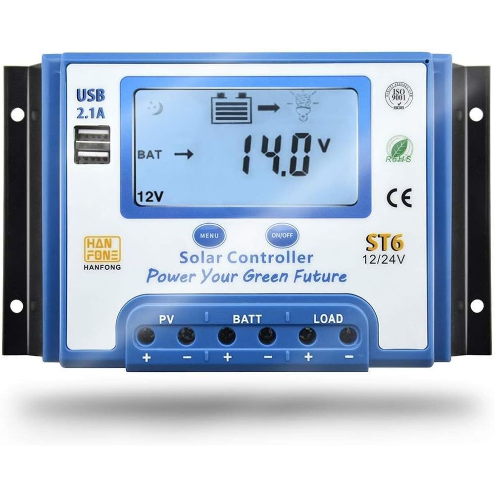 60A Solar Charge Controller 12 - Solar Panel recension och pris