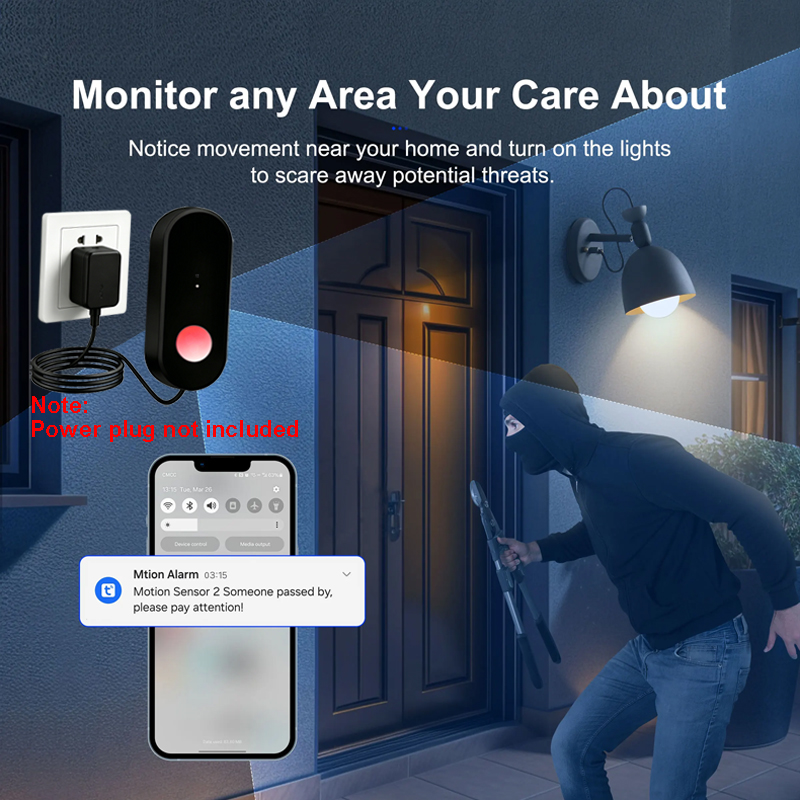 Tuya WiFi PIR Motion Sensor Hu - Energy Monitor Meter recension och pris