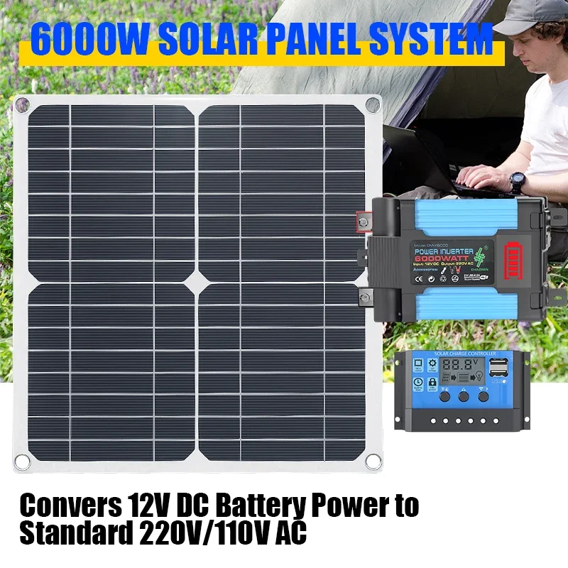 6000W Solar Kit Equipped with  - Solar Panel 200W recension och pris