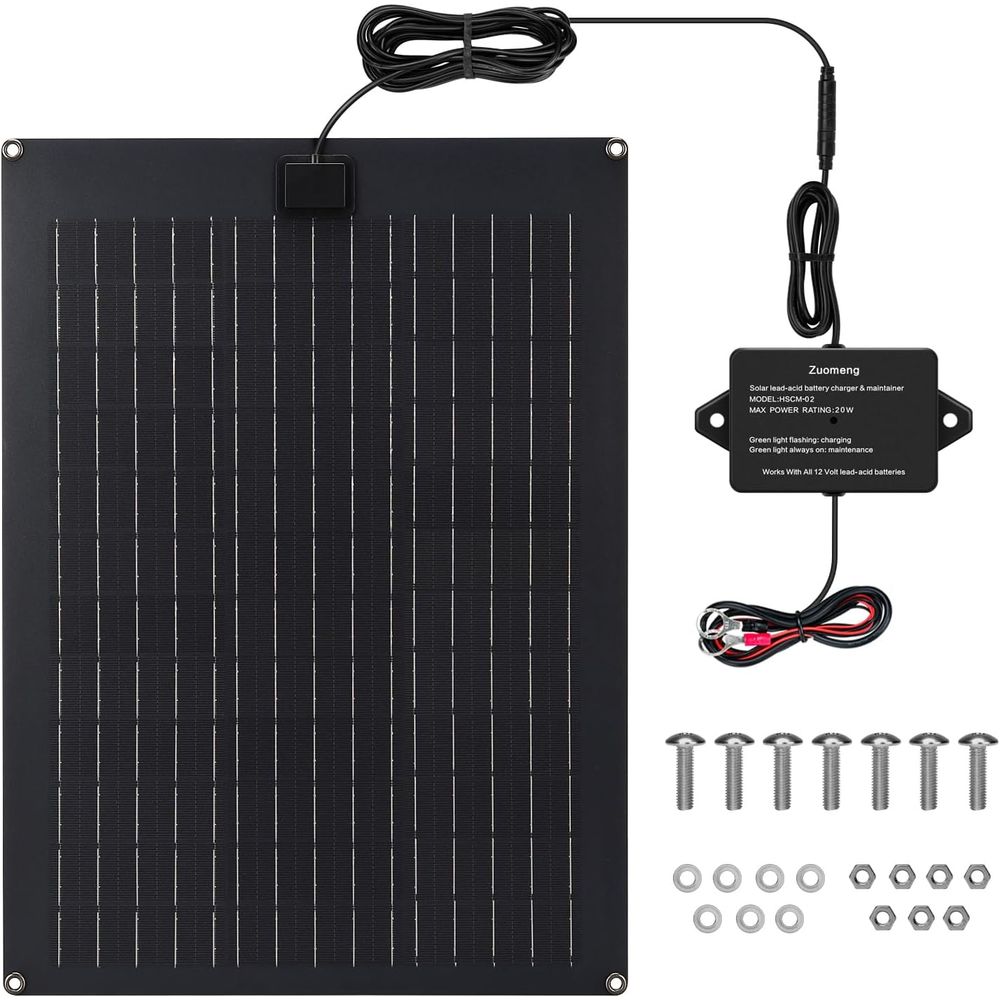 Solar Battery Charger Maintain - Solar Panel recension och pris