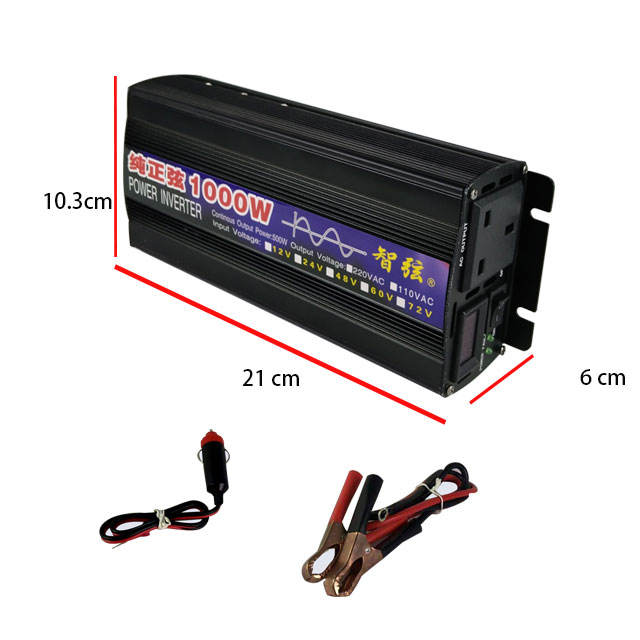 Pure Sine Wave Inverter 1000W  - Power Inverter recension och pris