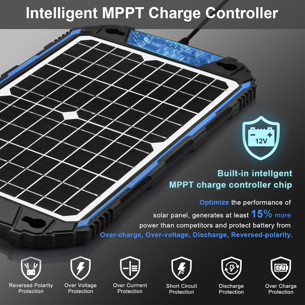 Waterproof 12W 12V Solar Batte - Solar Panel recension och pris