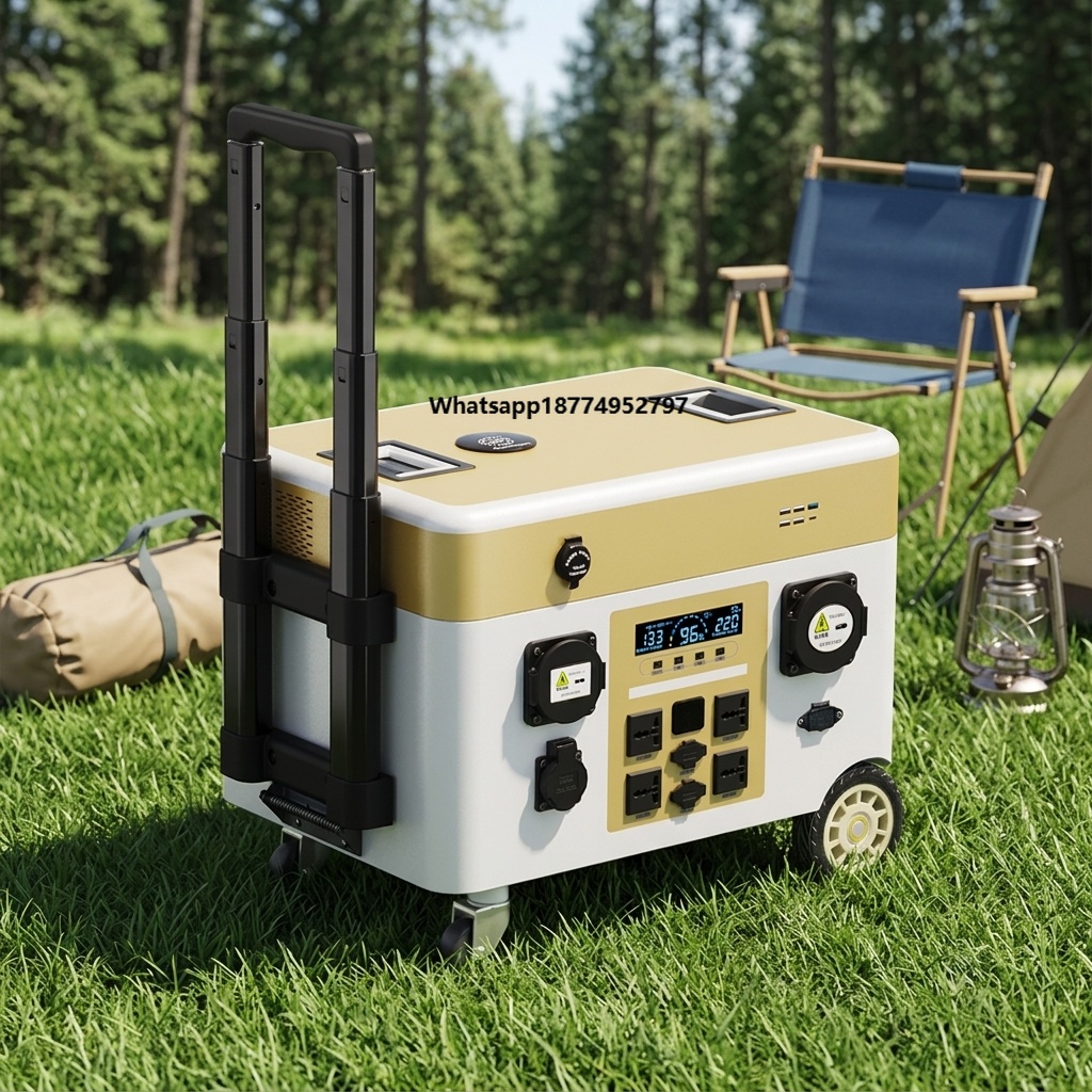 5000Wh Portable Solar Generato - Solar Panel recension och pris