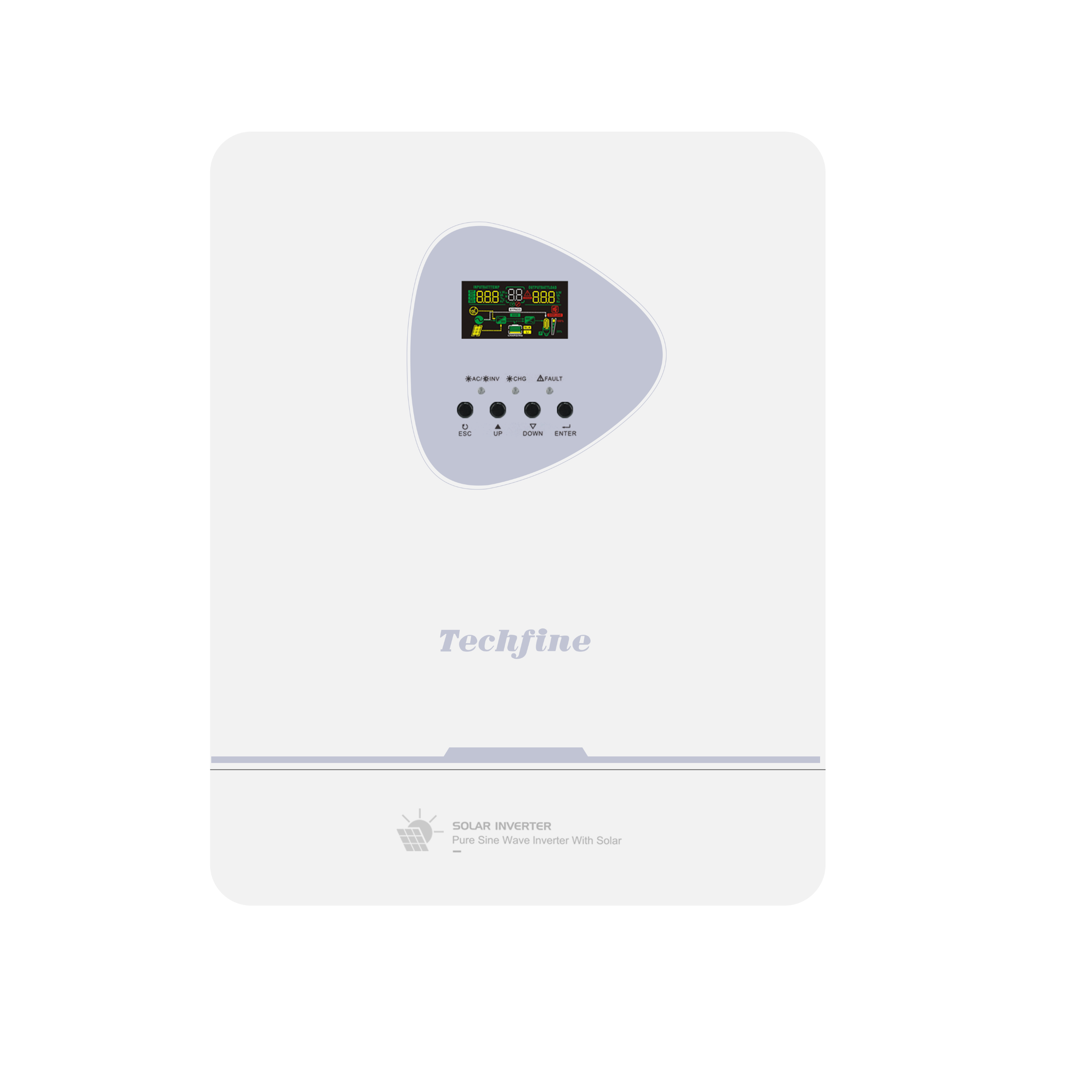 Techfine  4KW Off Grid Inverte - Charge Controller Solar recension och pris